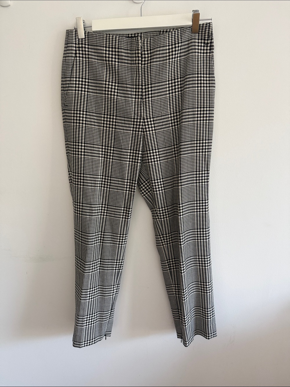 Club Monaco Black & White Glen Plaid Dress Pants